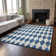 Premium Machine Washable Cerrito AMF578 Navy Rug
