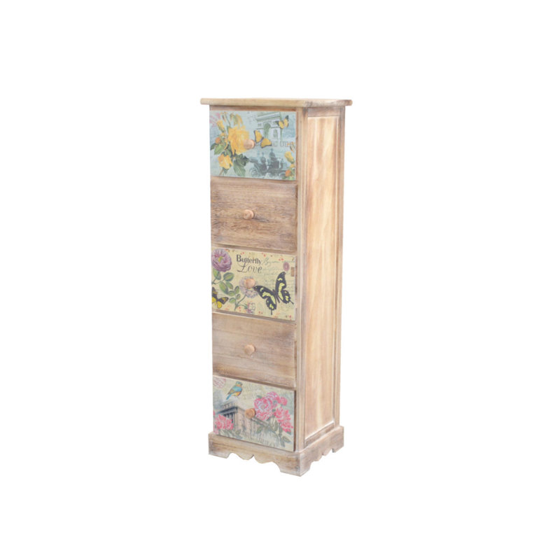 Kyla 30cm W Chest of Drawers, Natural colours