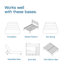  Matelas en mousse viscoélastique imprégnée de cuivre 12 po EGOHome-1797610711-1797858370