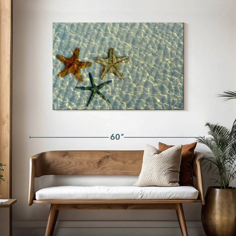 Brampt Underwater Trio Starfish, 30" H x 45" W