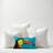Indoor/Outdoor Reversible Throw Pillow-390004041