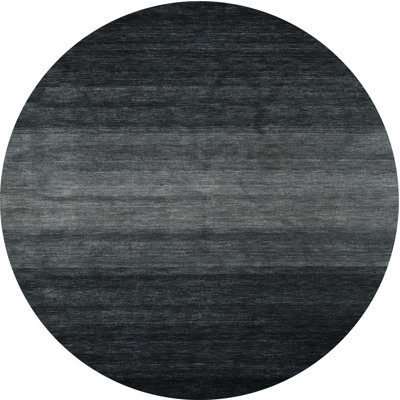 Tapis gris foncé contemporain Tigridie