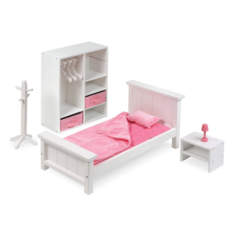 Bedroom Furniture Set for 18 inch Dolls