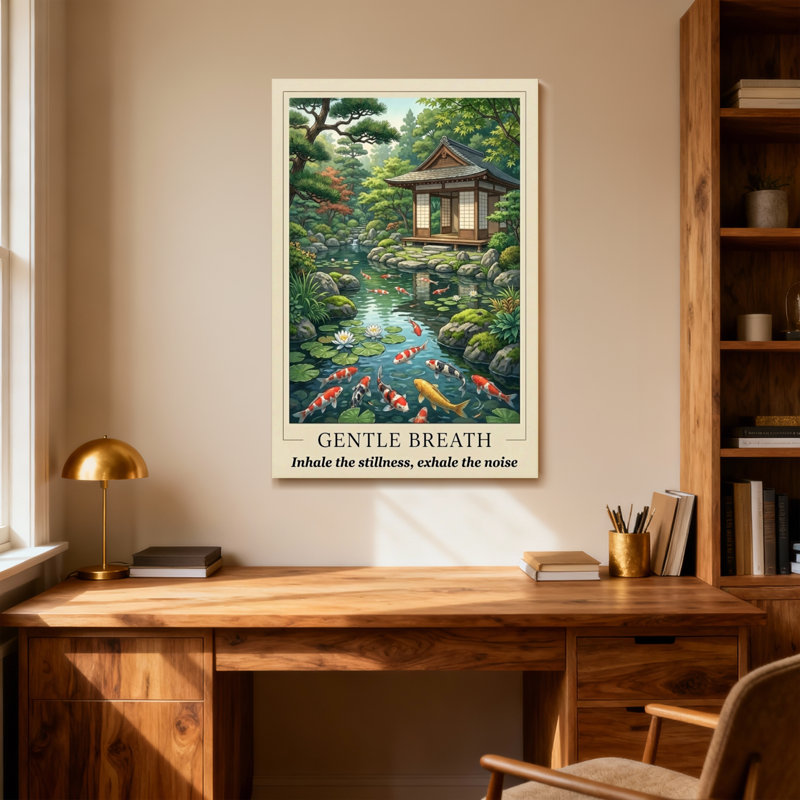 Paysage et nature Jardin serein Koi Pond, H 18 po x l 12 po