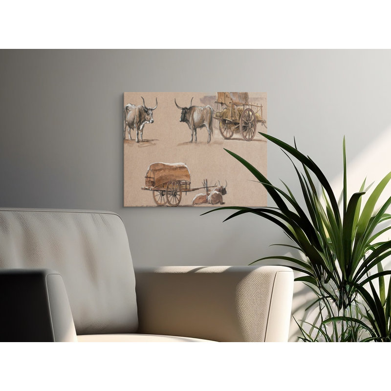 Robb Wrapped Canvas Print Set, 10x8