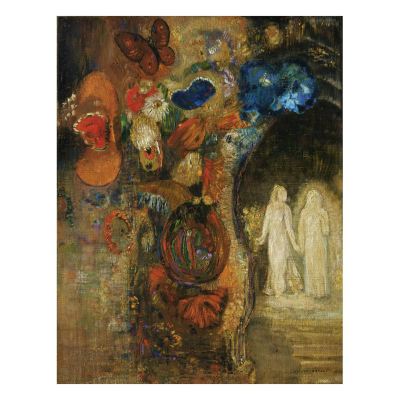 Apparition par Odilon Redon - Estampe numérique, H 28 po x l 22 po