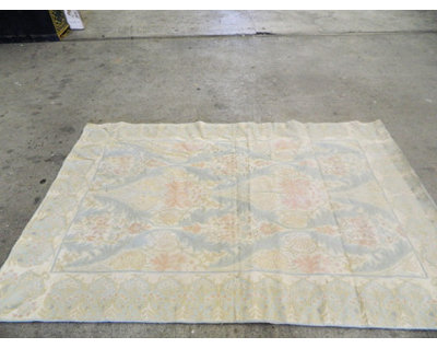 Flatweave Wool Floral Indoor Rug