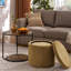 Combinaison jaune foncé avec rangement et contour gracieux et table exquise-2083966125