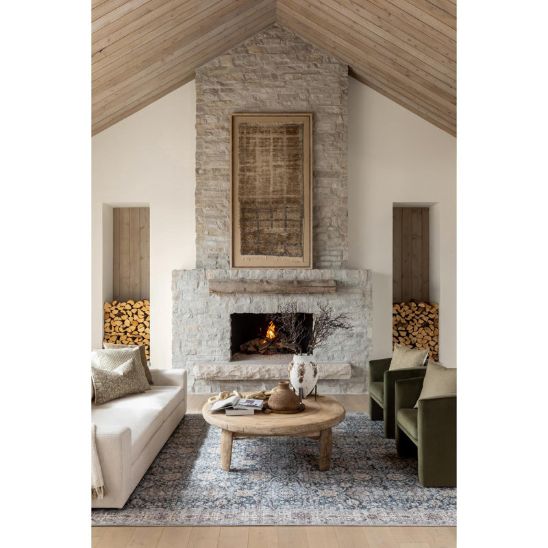 Vivir x Livabliss Mary Gray Area Rug, Rectangle 3'10" x 5'7"