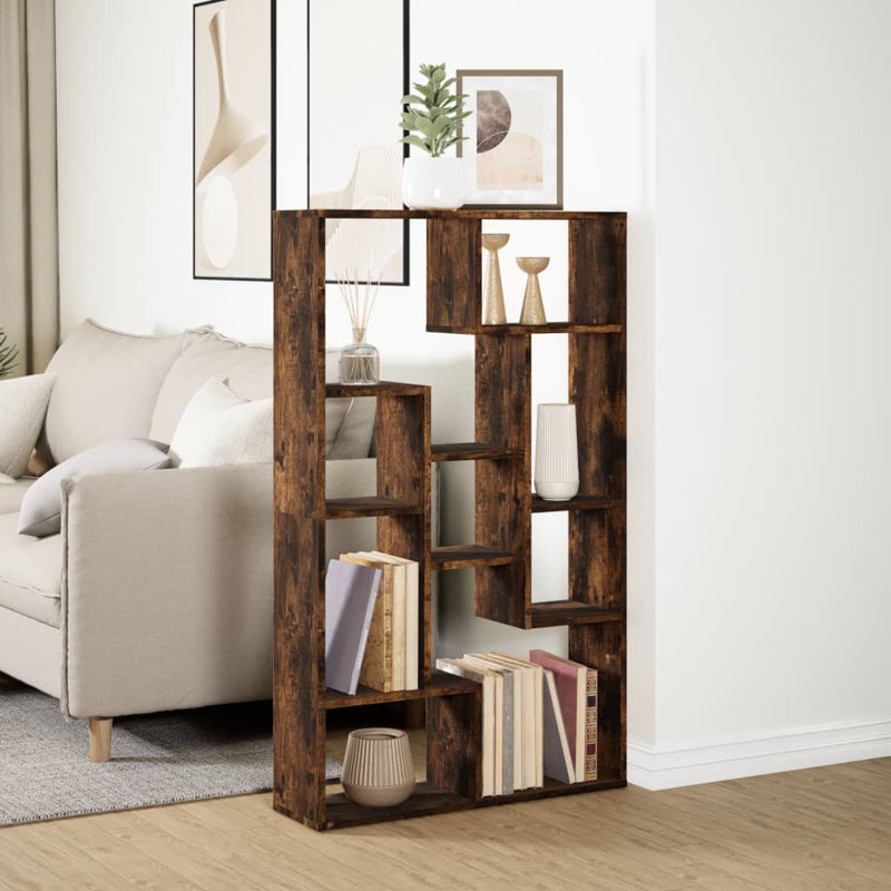 Betteridge 72cm W Bookcase, Smoked Oak