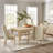 Bella Parsons Rectangular Solid Rubberwood Dining Table