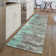 Premium Machine Washable Prisco Teal Rug
