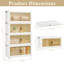 Grands bacs de rangement empilables avec couvercles-111089989