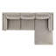 Canapé modulaire en tissu avec méridienne Roscoe-117983191-117983193