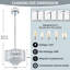 Lustre moderne en cristal à 4 niveaux-957606499-957606502
