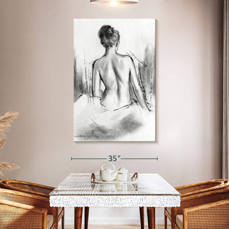 Leisha Soft Silhouette VI, 51" H x 34" W