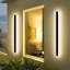 Applique murale à DEL en aluminium Jeramie-489078822