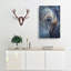 Blue Elephant - Wrapped Canvas-56642325