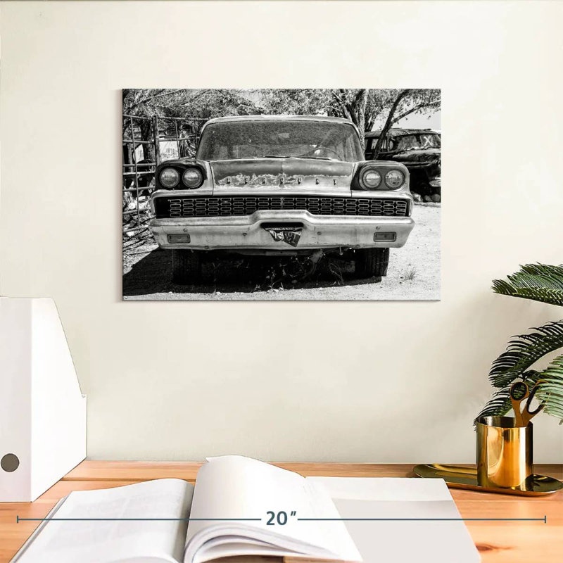 Mehar Black Arizona - Mercury Old Car, H 8 po x l 12 po