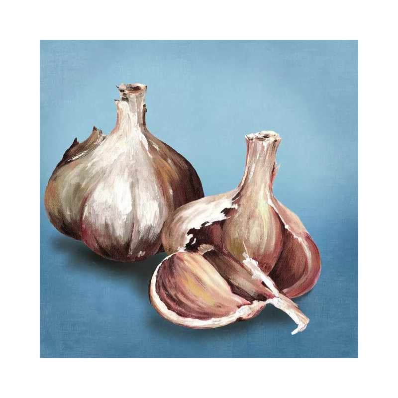 Garlic 1 Piece Wrapped Canvas Wall Art, 30.48 cm H x 30.48 cm W