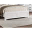 Très grand lit blanc pour tête de lit haute, panneau de particules, style contemporain pour décor de chambre à coucher, style transitionnel-1569228887