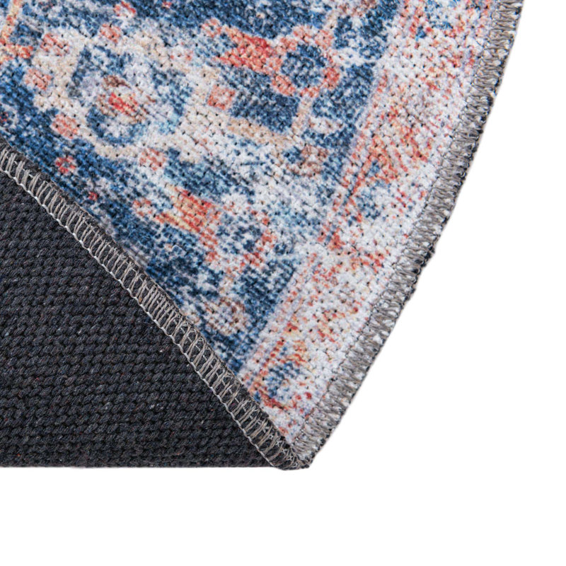 Nycholas Oriental Indoor Rug, Round 4'
