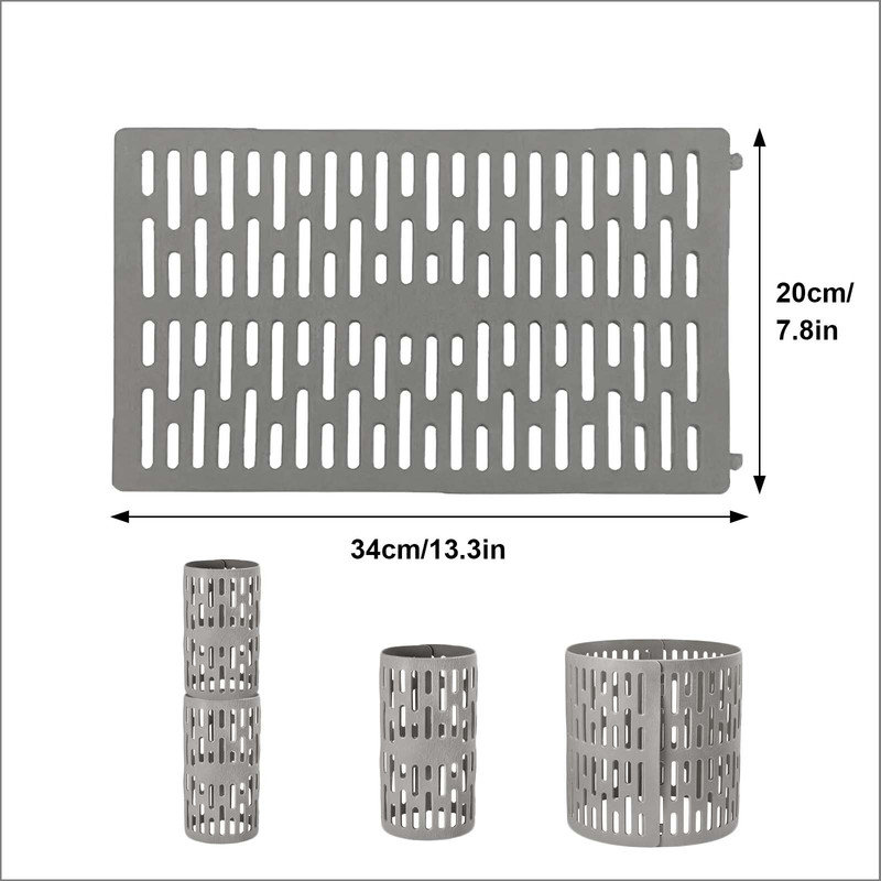 10 Piece Plants Tree Stem Protection, 34x20cm Plastic Tree Protection, Extendable Tree Stem Protection Plants Tree Protection Grating for Fruit Trees & Forest Plants