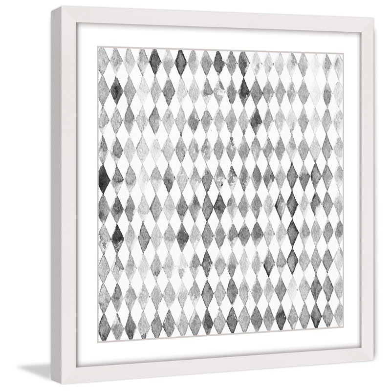 « automatic contrast », reproduction d’art encadrée, H 32 po x l 32 po x P 1,5 po, Cadre blanc