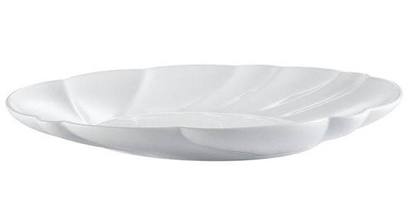 CAC China Scallop Shape Platter 20"