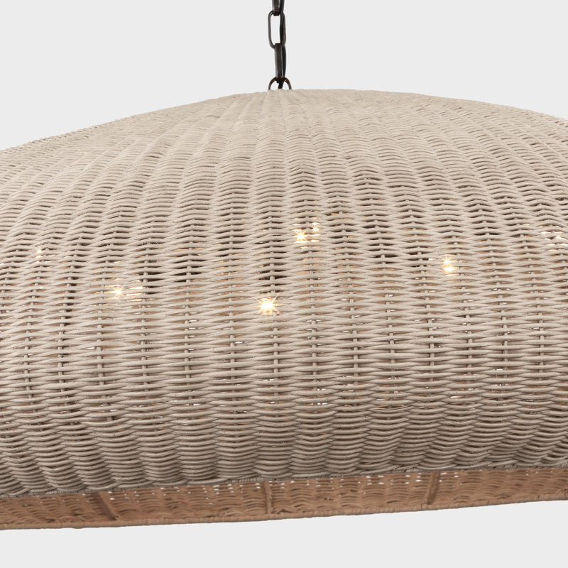 Kokomo Pendant by Chapman & Myers, Bronze, Ash, 16.75" H x 44" W x 44" D