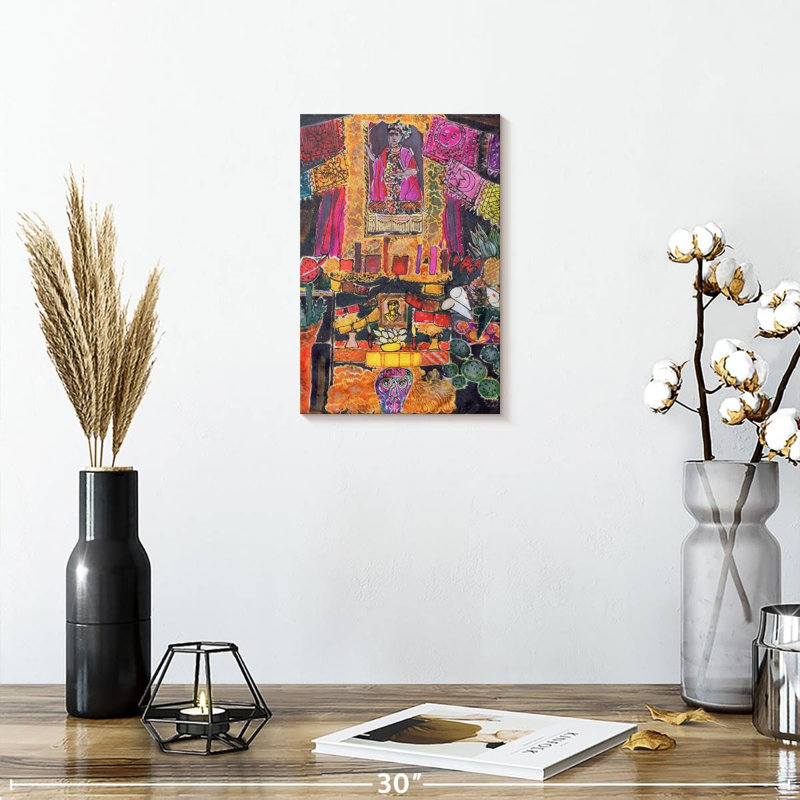 Sanctuaire Lelend Frida Kahlo, H 12 po x l 8 po