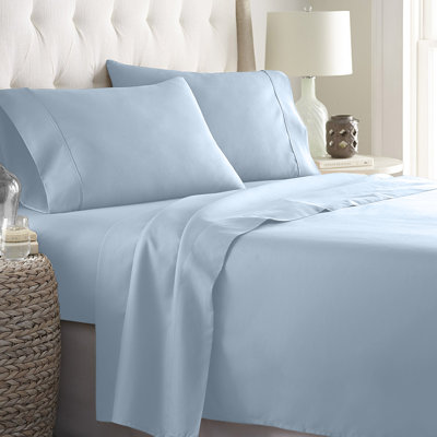 Ensemble de draps en sergé de coton 1000 fils 