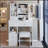Compact Desktop Vanity Table with Advanced LED Mirror and Ample Storage-211043604