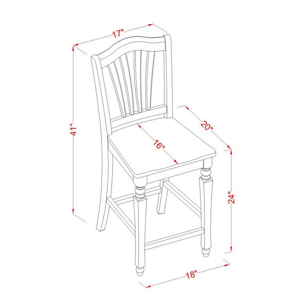 Charlton Home® Smithson Rubberwood Pedestal Dining Set & Reviews | Wayfair