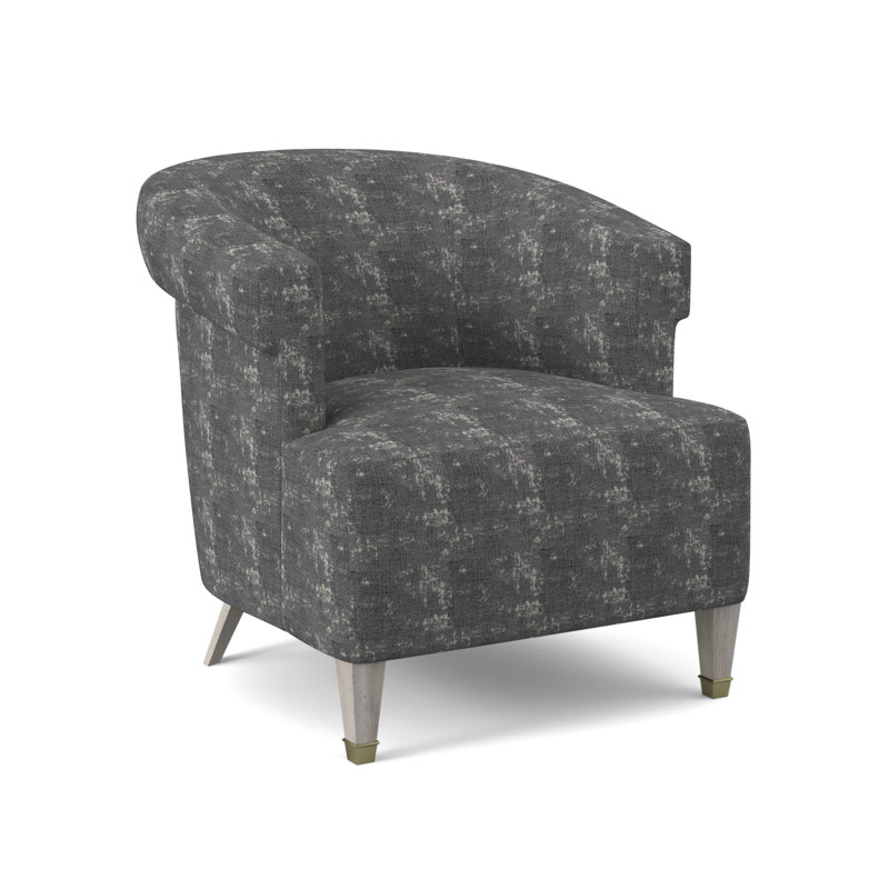 Madame Barrel Chair, Filigree Ivory, Bisque