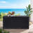 100 Gallon 100 Gallon Black Brown Resin Outdoor Patio Storage Box, Weather-Resistant Deck Storage Container For Backyard-129177311