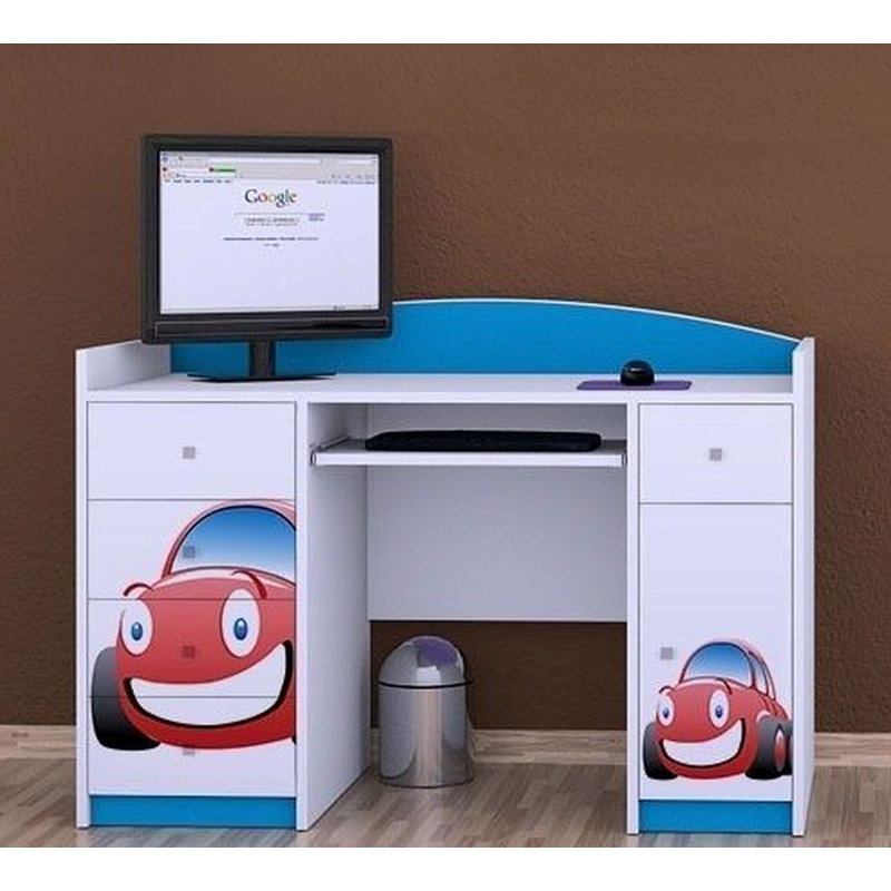 Mitzi 125cm Computer Desk, Blue