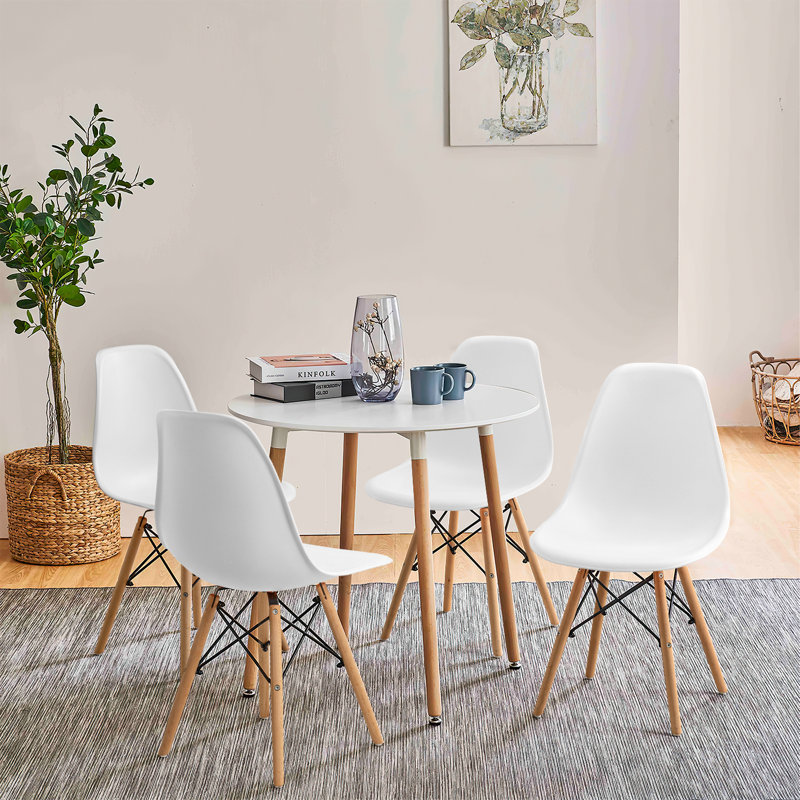 Chaise d'appoint pour bureau de cuisine Josclyn, Brun