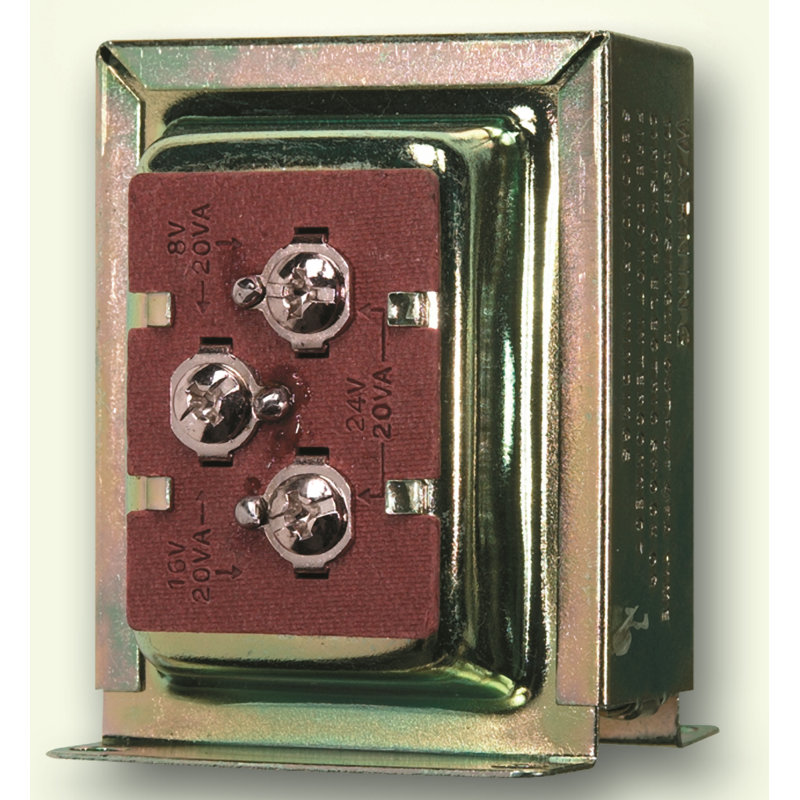 Transformateur de sonnette à trois volts