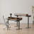 55" Inches Electric Standing Desk with Keyboard Tray, Height Adjustable Stand up Desk with 2 Drawers, Ergonomic Sit to Stand Desk with Storage Monitor Stand, Computer Table, Black Walnut-165809707-165809716