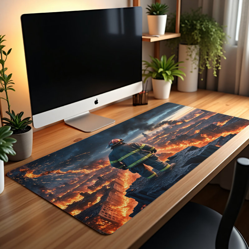 Polyester Desk Pad, 31.5x15.5