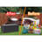 Modern Depo 120 Gallons Water Resistant Polypropylene(PP) Lockable Deck Box-96965769