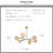 6 - Light Sputnik Modern Linear Chandelier