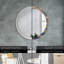 Huldar Glass Flat Wall Mirror