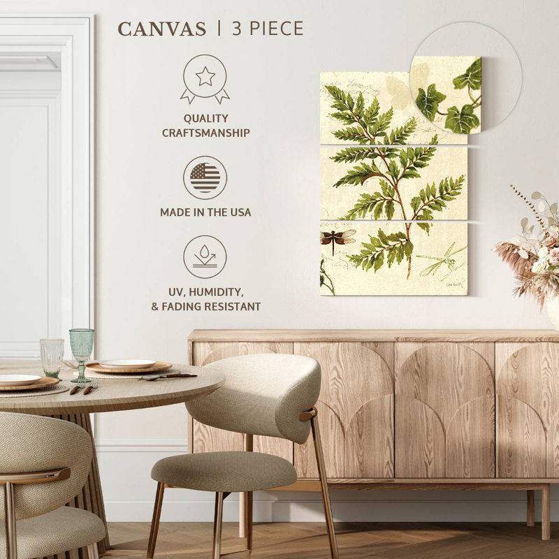 Harnek Ivies And Ferns I, H 38 po x l 24 po