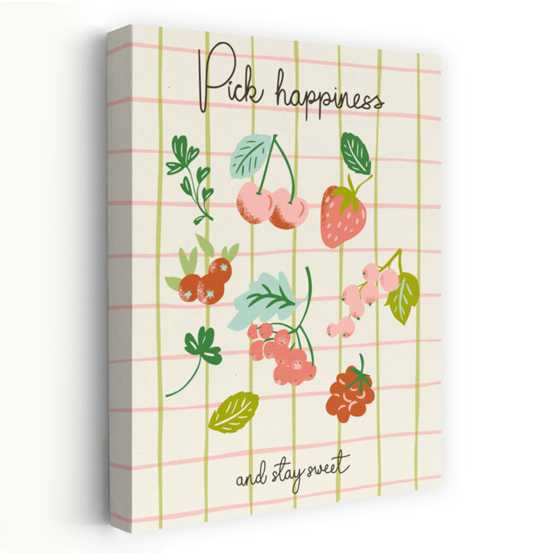 Art mural Pick Happiness Berries, H 48 po x l 32 po