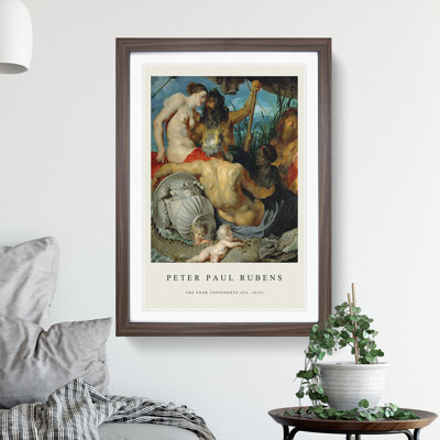 The Four Continents by Peter Paul Rubens - Picture Frame Painting