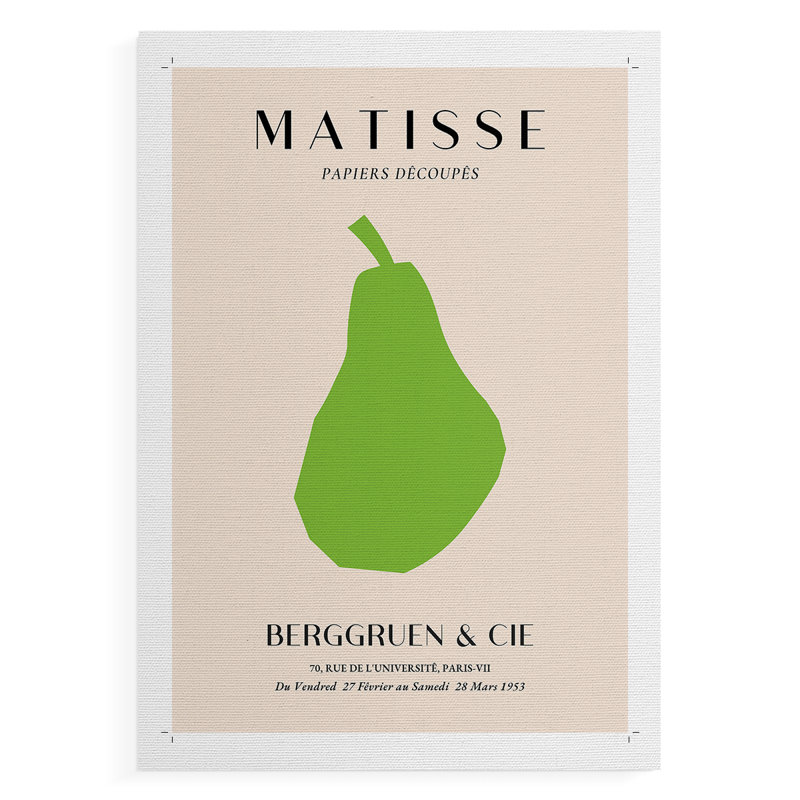 Matisse CLxxxi, reproduction encadrée - reproduction de toile seulement - non encadrée, H 60 po x l 40 po
