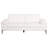 Marasia Chenille Upholstered Track Arm Sofa Ivory