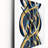 Helix Expression Abstract - Modern Waves Wall Clock-1990189287